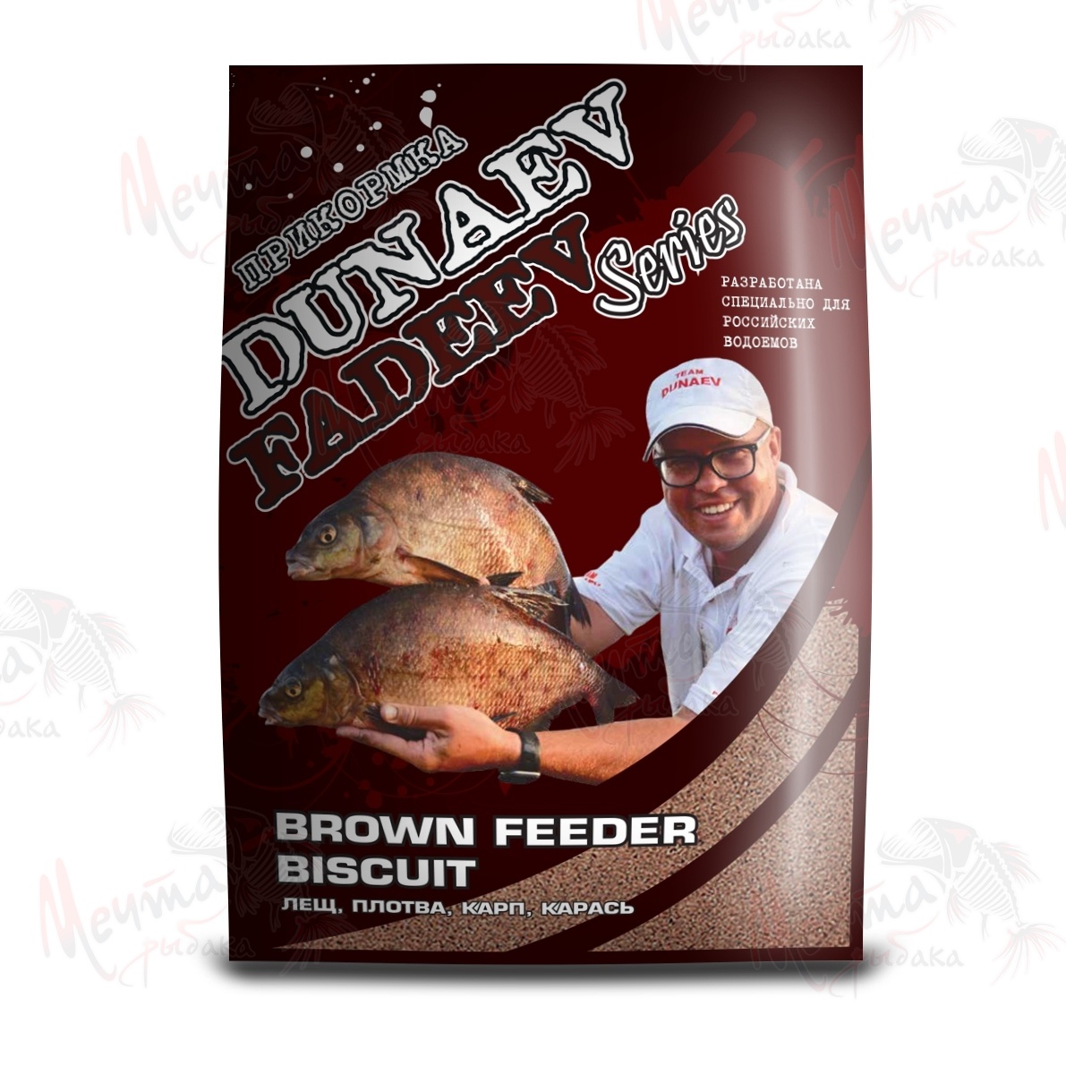 ПРИКОРМКА DUNAEV-FADEEV 1кг FEEDER BROWN BISCUIT