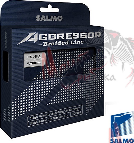 Шнур плетеный Salmo AGRESSOR d-0,28