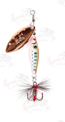 ТЕЙЛ-СПИННЕР "UF STUDIO" BULLET 25g #PURPLE SALAMANSER